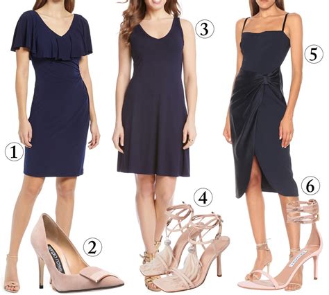 shoes for navy cocktail dress